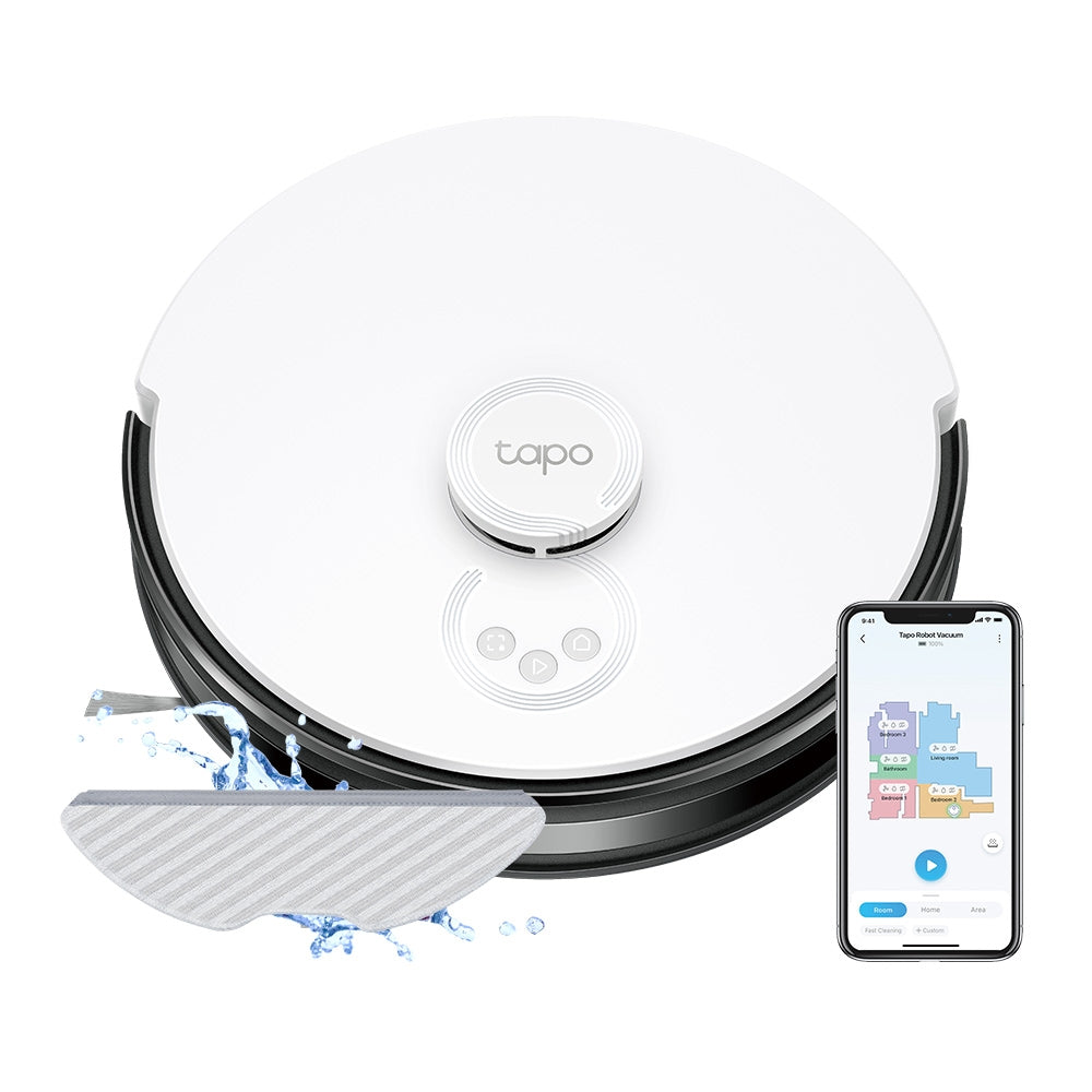 Tapo RV30 LiDAR Navigation Robot Vacuum & Mop