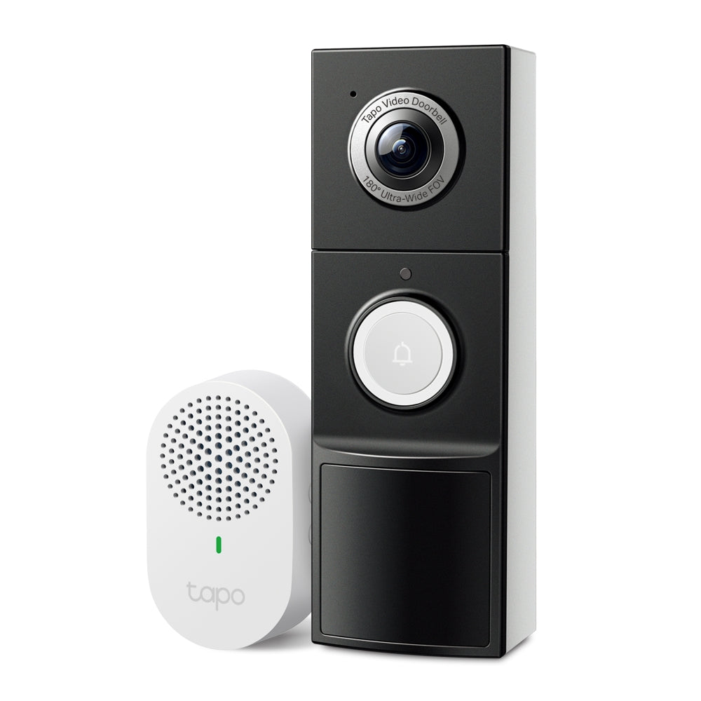 Tapo D235 Doorbell + C465 Outdoor Camera + Central Hub Bundle