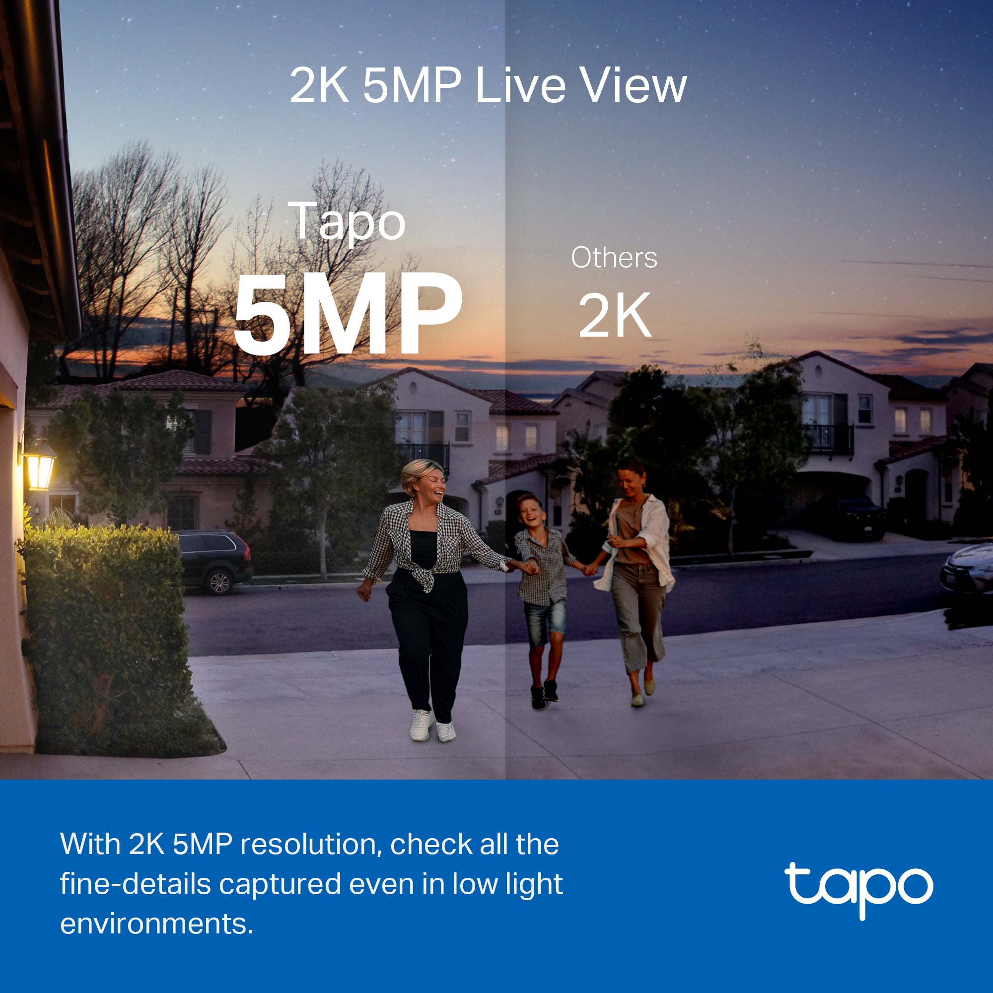 Tapo D230S1 Wireless Battery Video Doorbell + Chime & Hub Included