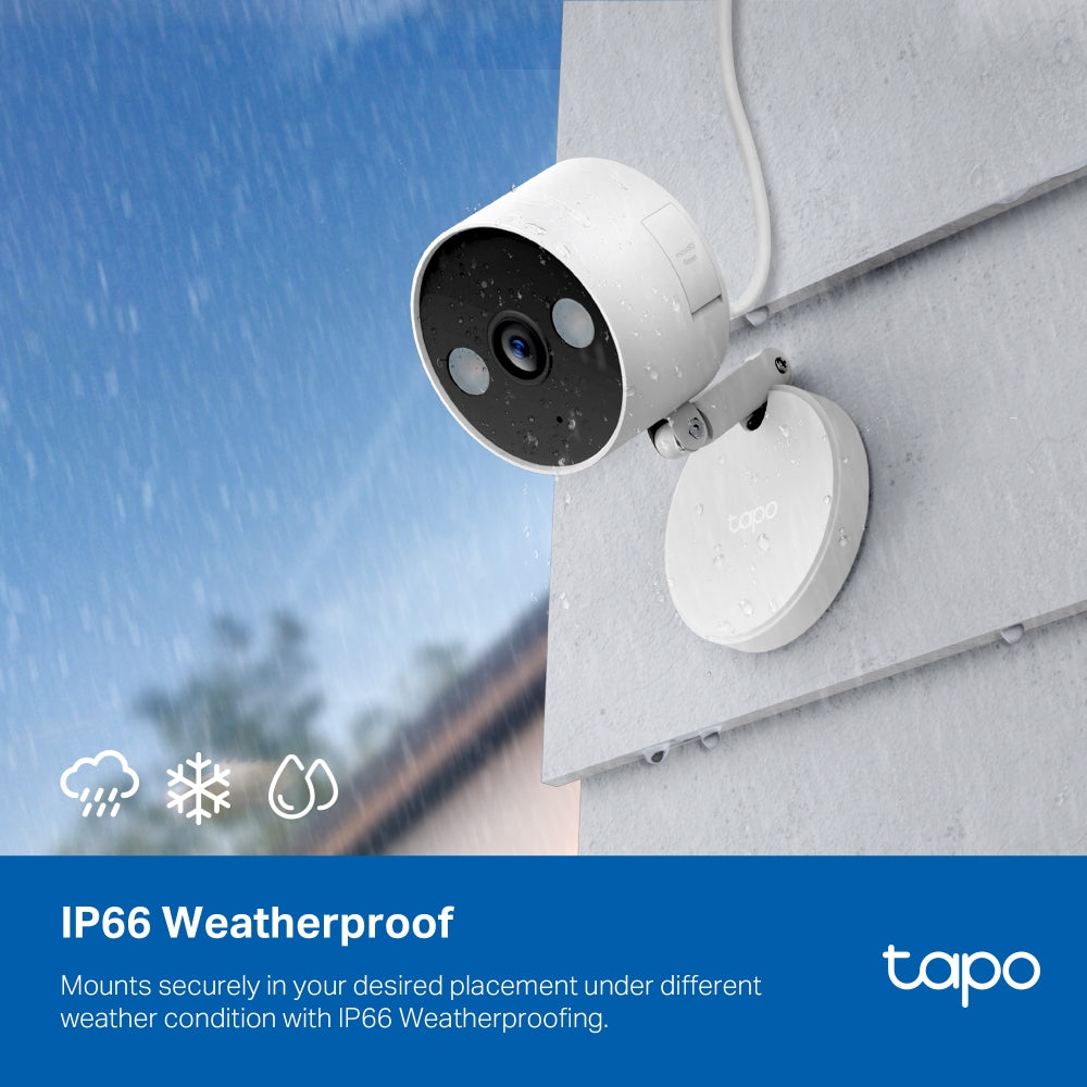 Tapo C120 Indoor/Outdoor 2K Wi-Fi Security Camera Twin with Magnetic Base