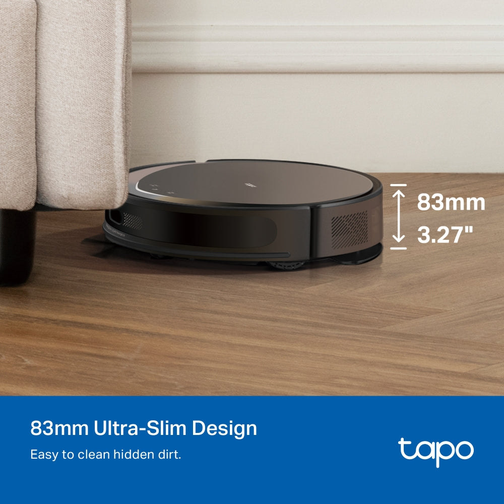 Ultra-Slim LiDAR Navigation Robot Vacuum and Mop with Auto-Empty Dock, Tapo RV20 Max Plus