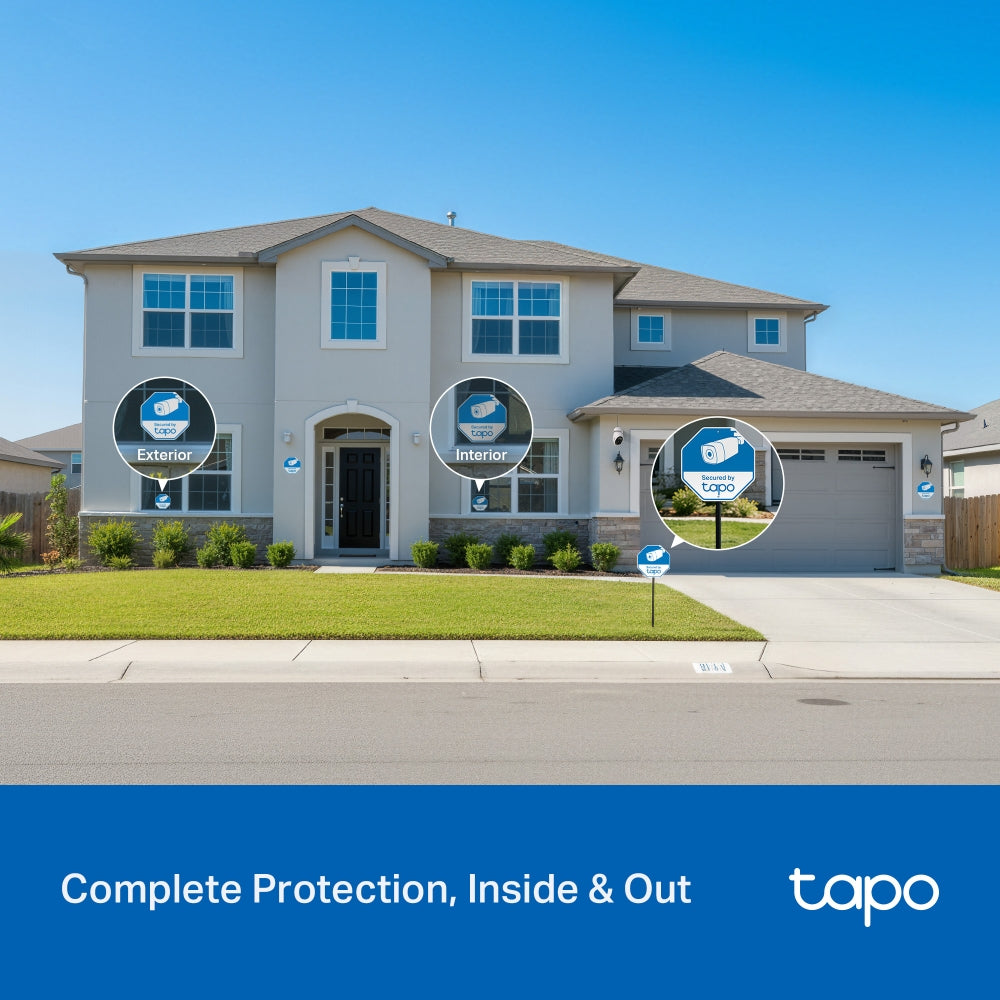 Tapo Security Sign & Sticker Pack