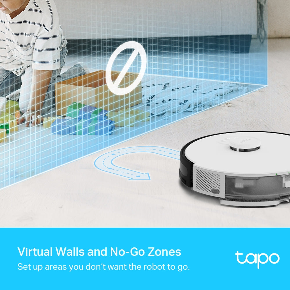 Tapo RV30 LiDAR Navigation Robot Vacuum & Mop