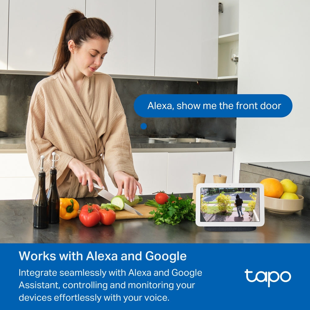 Tapo TD21 Smart Battery Video Doorbell + Chime Included