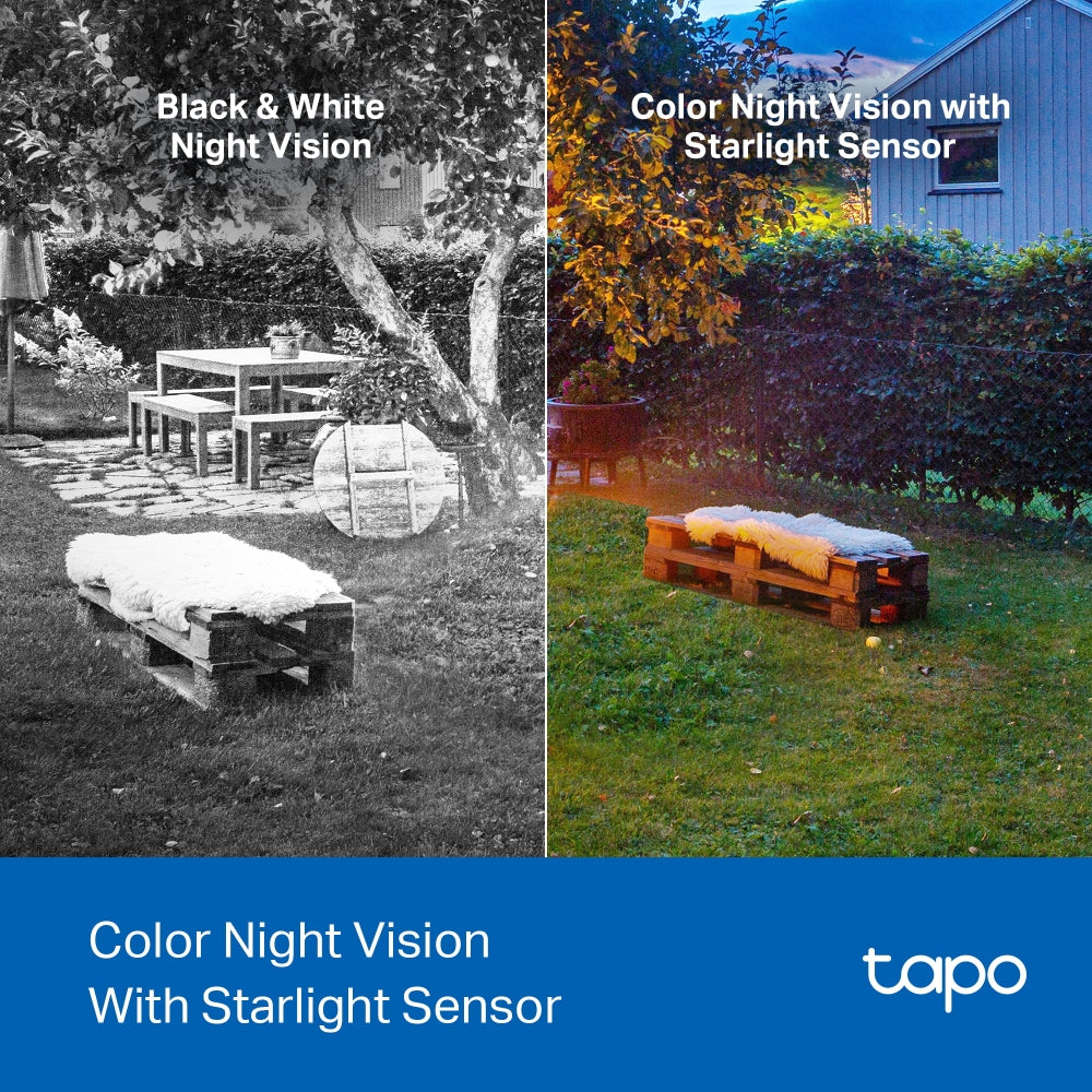 Tapo TC85 Indoor/Outdoor 2K Battery Security Camera with Magnetic Base