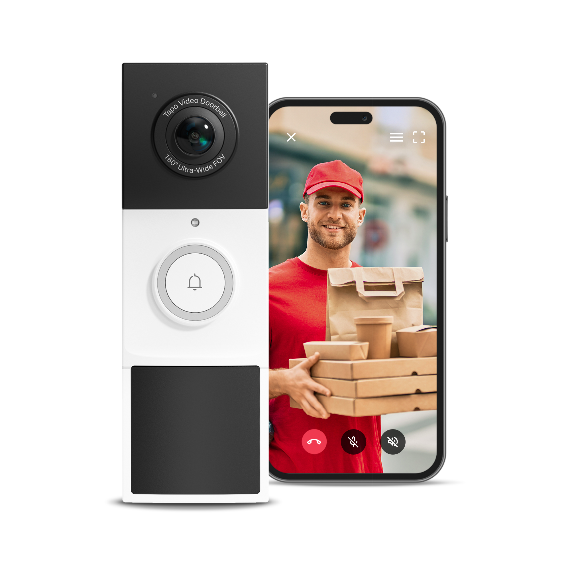 Tapo D210 Battery Video Doorbell + Chime Included