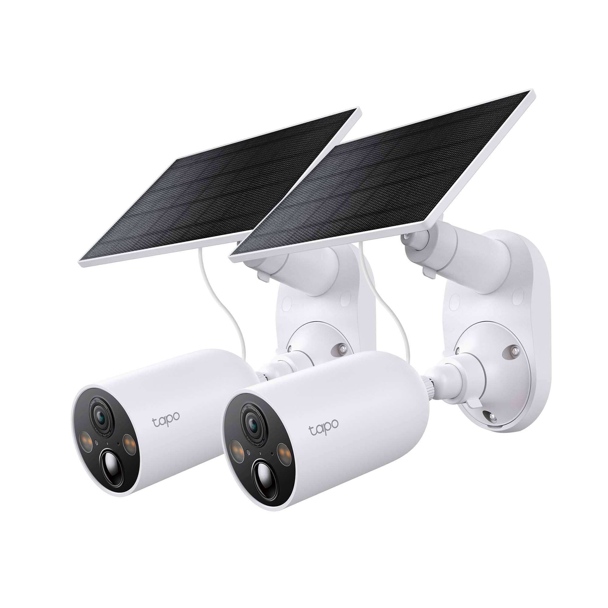 Tapo TC85 KIT Twin Pack Solar-Powered 2K QHD Security Camera