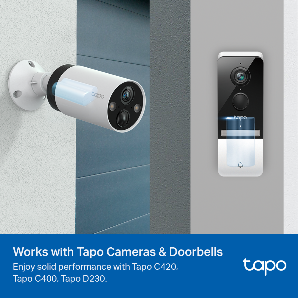 Battery Pack, Work with Battery Cam and Doorbell, Quickly charged, Tapo A100