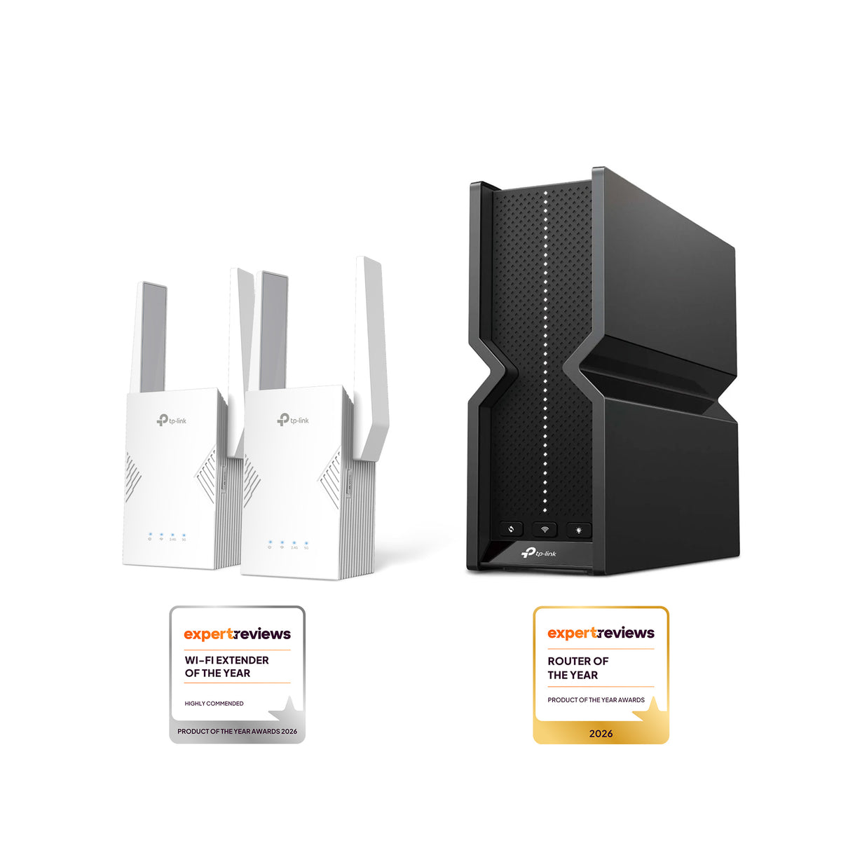 Archer Wi-Fi 7 BE550 Router + RE225BE Range Extender Twin Pack Bundle