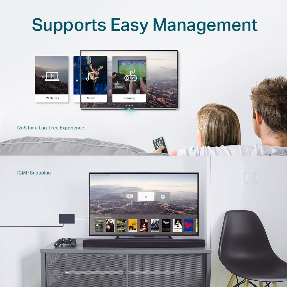 TL-SG605E, 5-Port Gigabit Easy Smart Switch