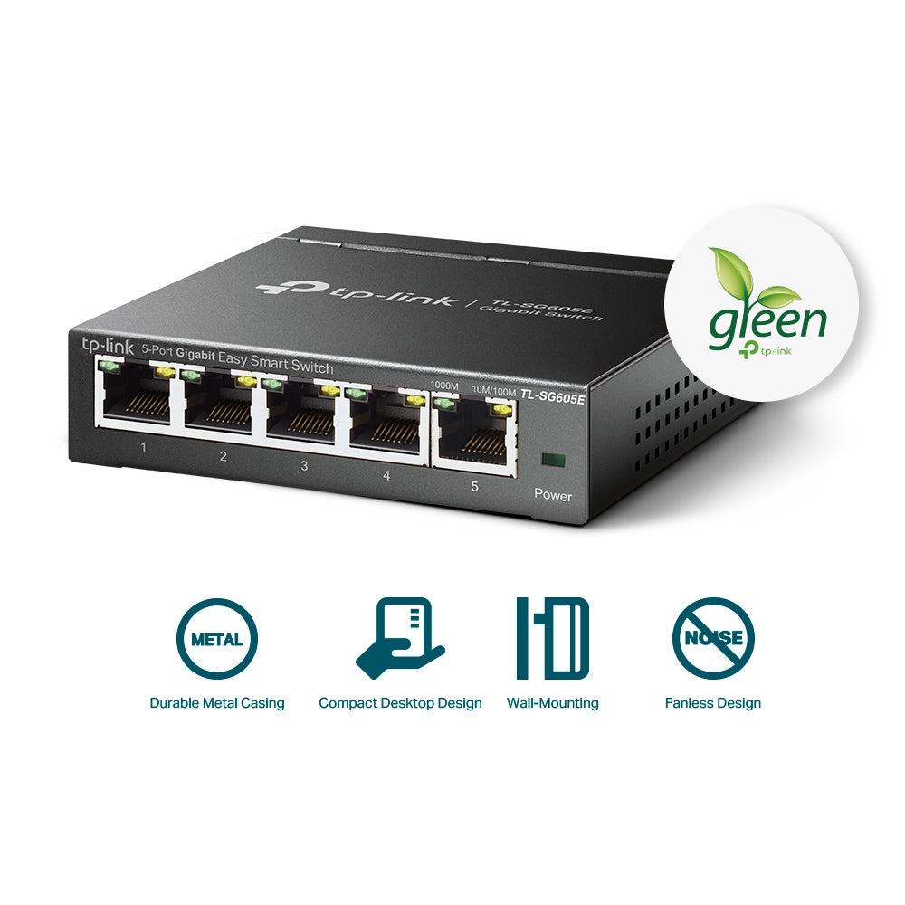TL-SG605E, 5-Port Gigabit Easy Smart Switch