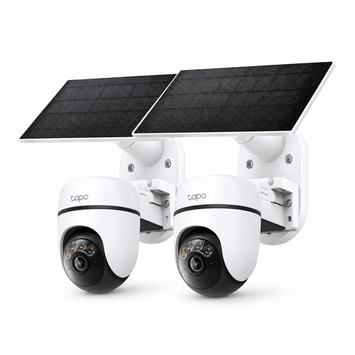 Tapo C630 KIT Twin Pack 3K Solar-Powered Pan/Tilt Security Camera Kit