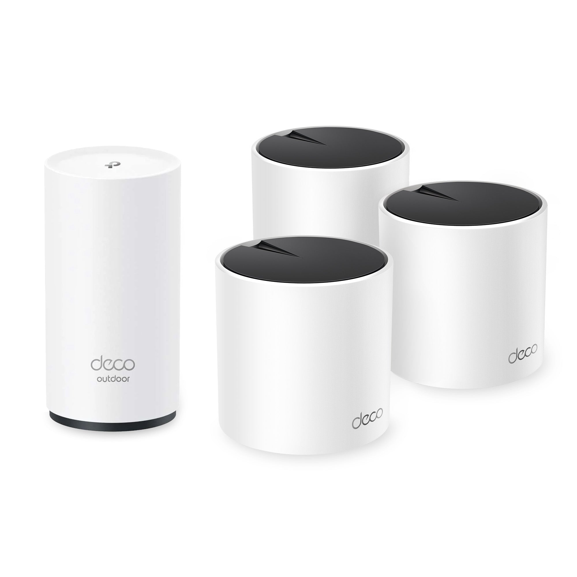 Deco Wi-Fi 6 Whole Home Mesh System (Indoor X55 3-pack + Outdoor X50)