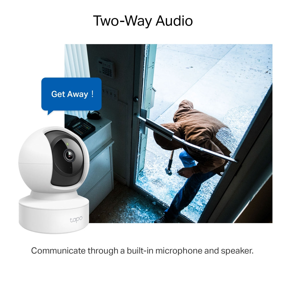 Tapo C212 Indoor 2K Ethernet/Wi-Fi Security Camera with Pan/Tilt/Zoom