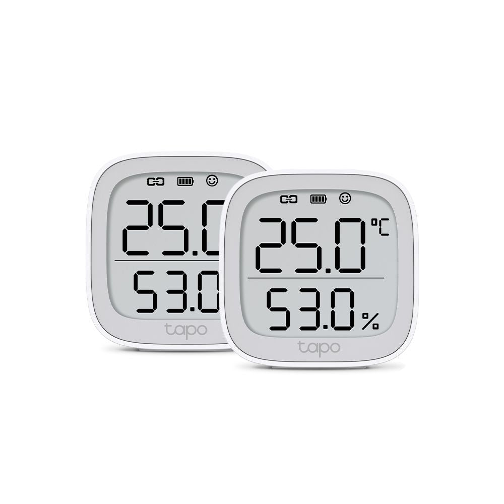 Tapo T315 Smart Temperature & Humidity Monitor, Twin pack