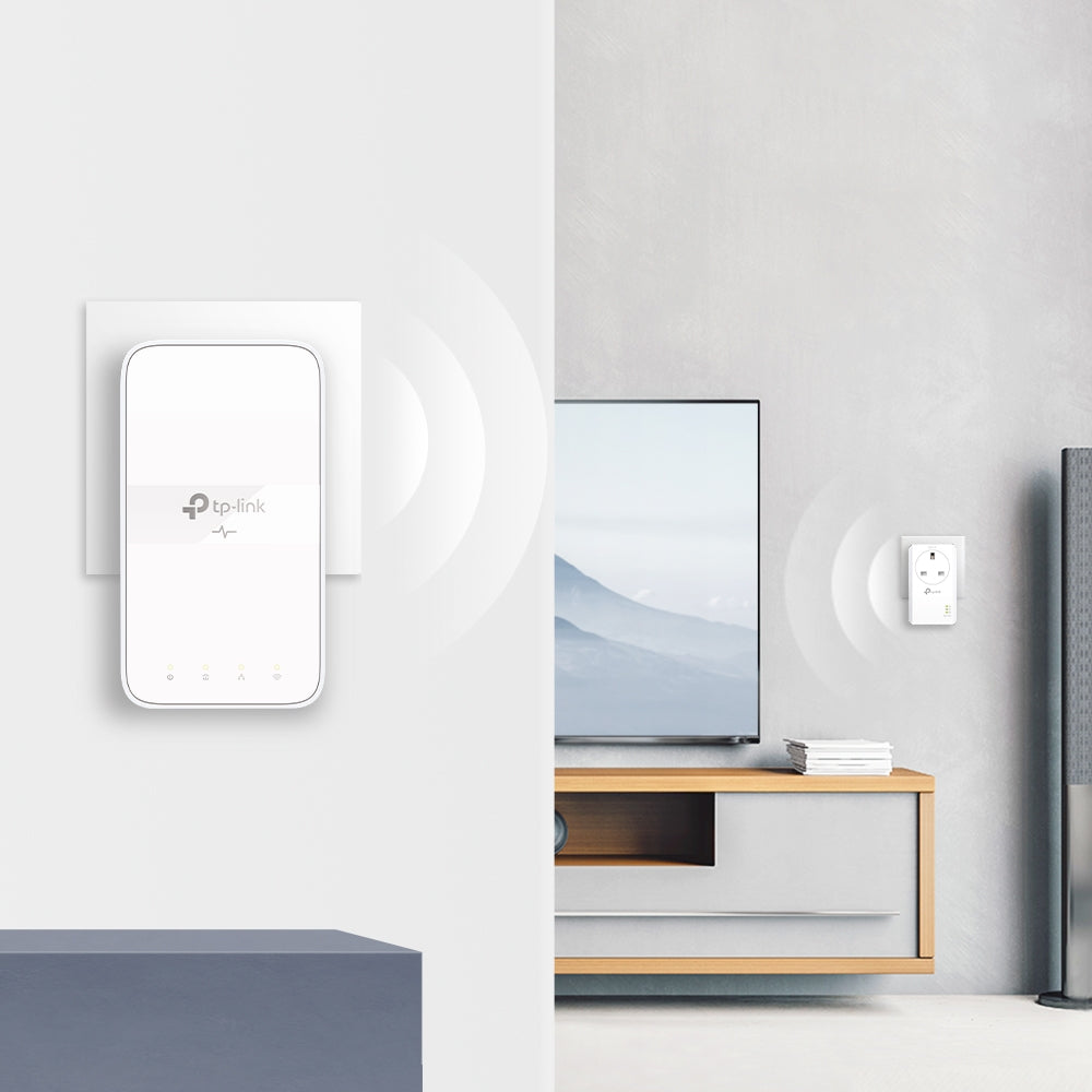 TL-WPA7617 KIT AV1000 Gigabit Passthrough Powerline ac Wi-Fi KIT
