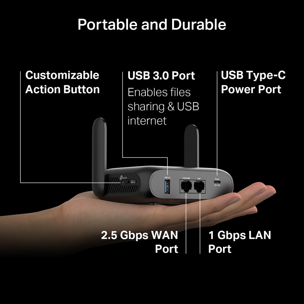 TL-WR3602BE, BE3600 Wi-Fi 7 Travel Router