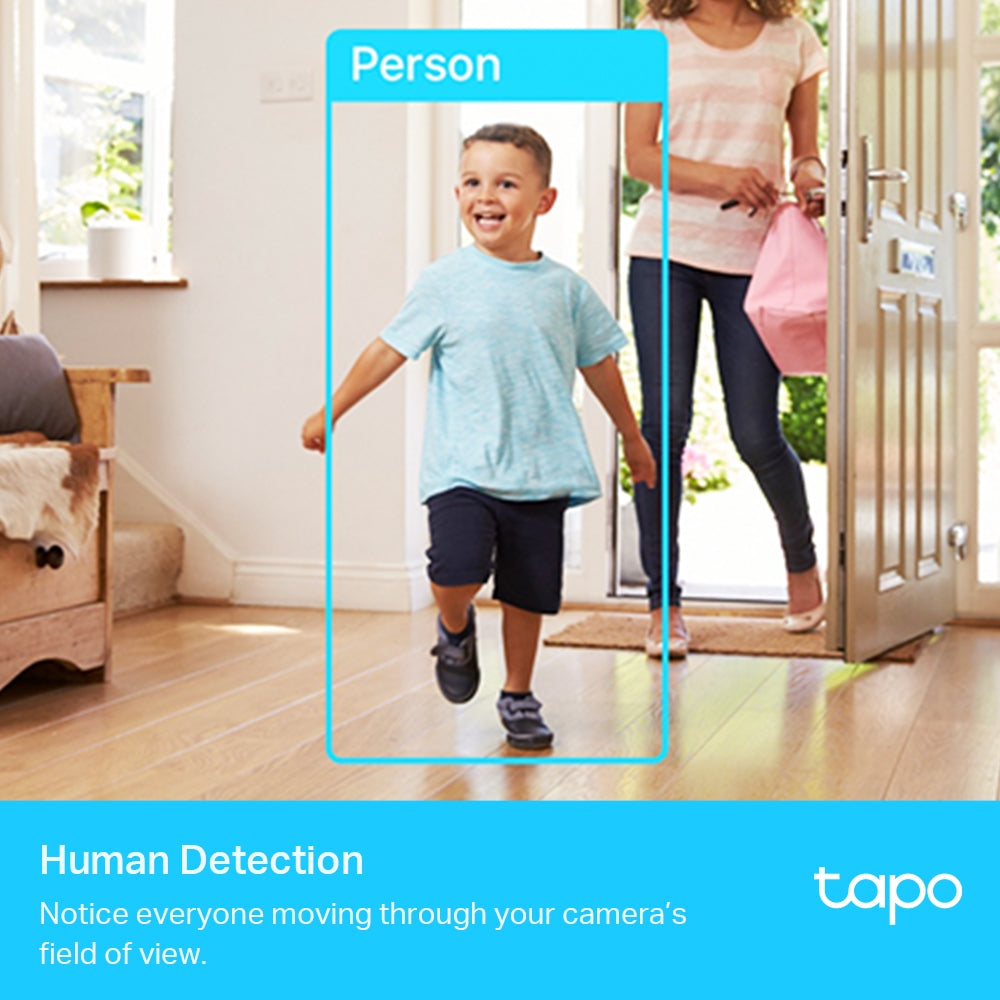 Tapo C225 Indoor 2K Wi-Fi Security Camera with Pan/Tilt/Zoom Twin Pack