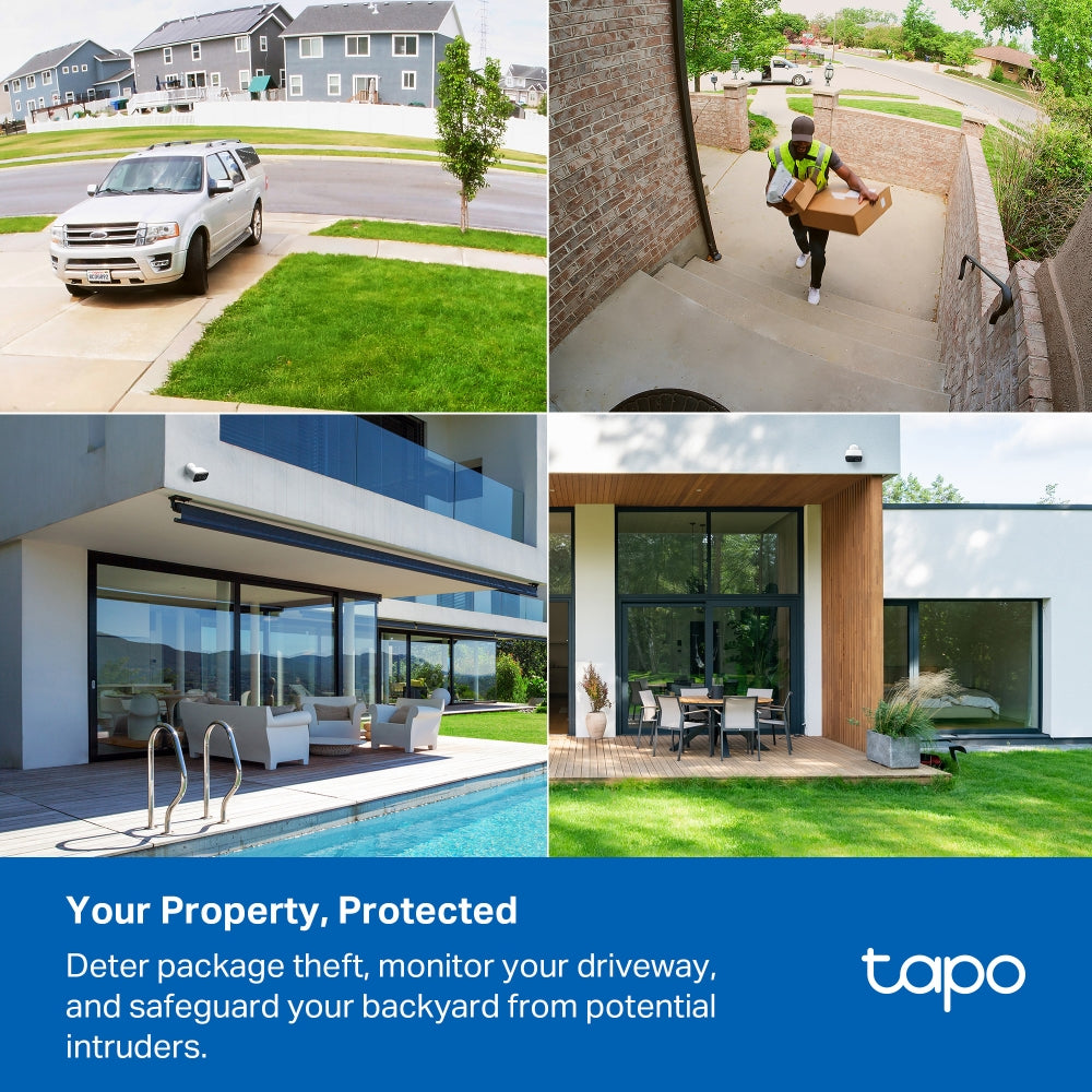 Tapo C400 Battery Outdoor Security Camera, 1080P, Colour Night Vision, Subscription Free