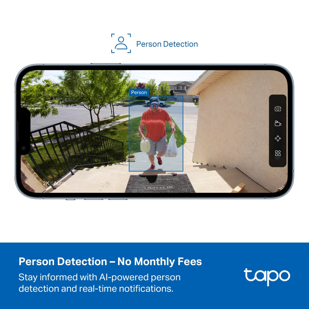 Tapo C400 Battery Outdoor Security Camera, 1080P, Colour Night Vision, Subscription Free