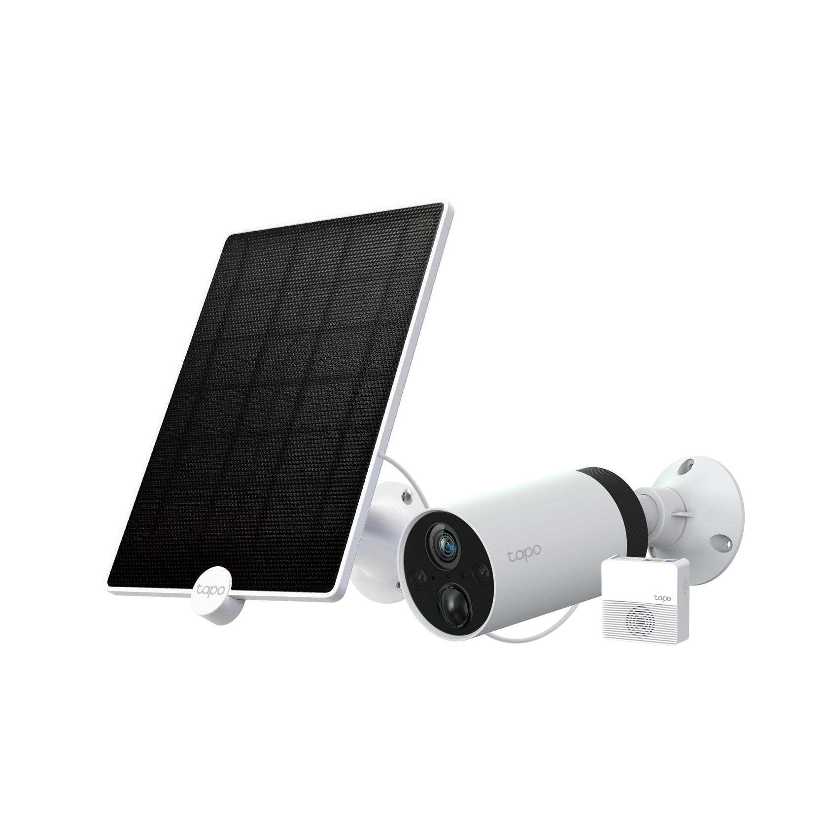 Smart Wire-Free Battery Security 1-Camera System + IP65 Weatherproof Solar Panel