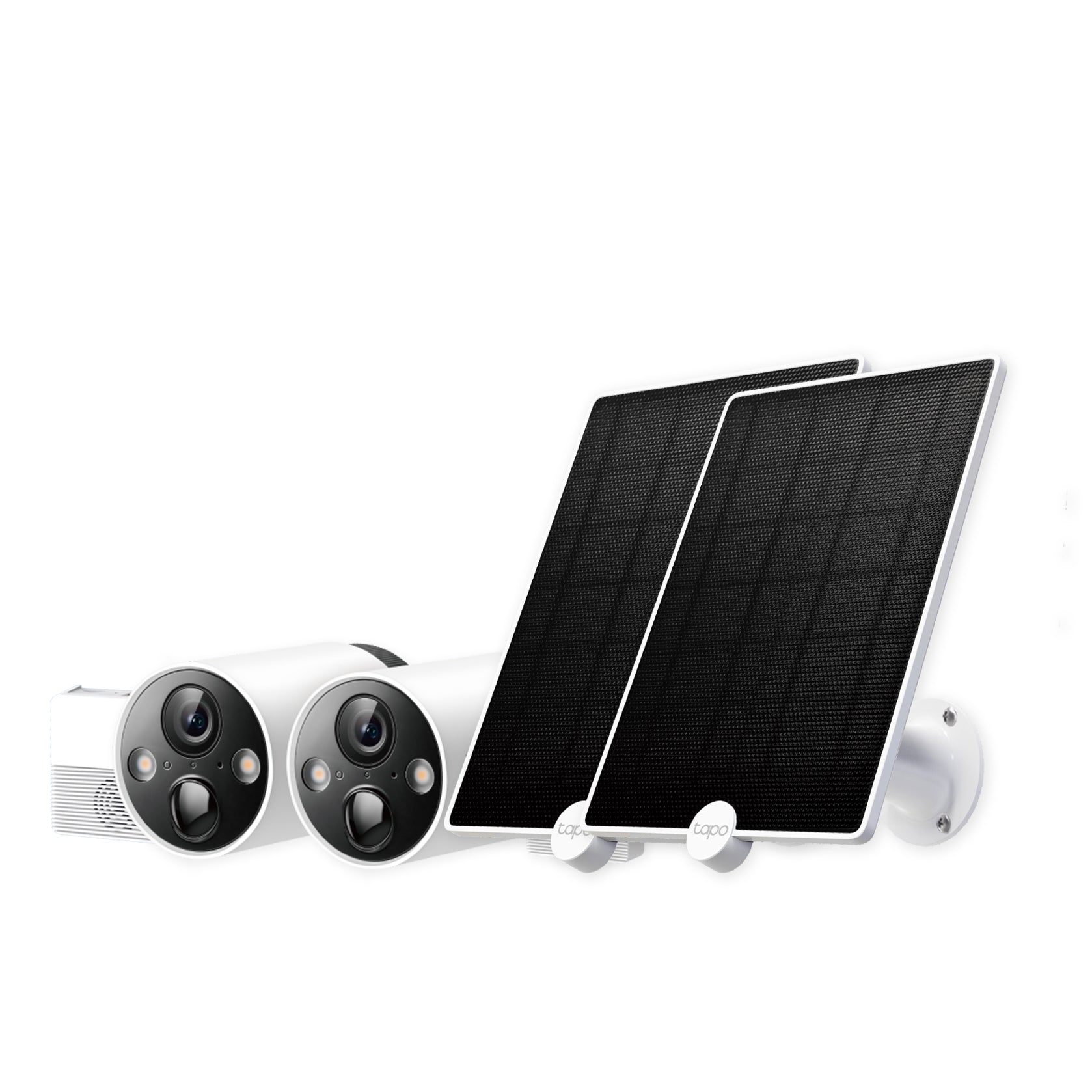 Solar-powered 2-Camera System, 2K QHD