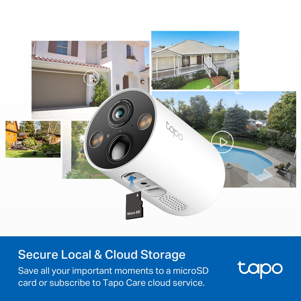 Tapo C425 KIT Solar-Powered 2K Security Camera Twin Pack