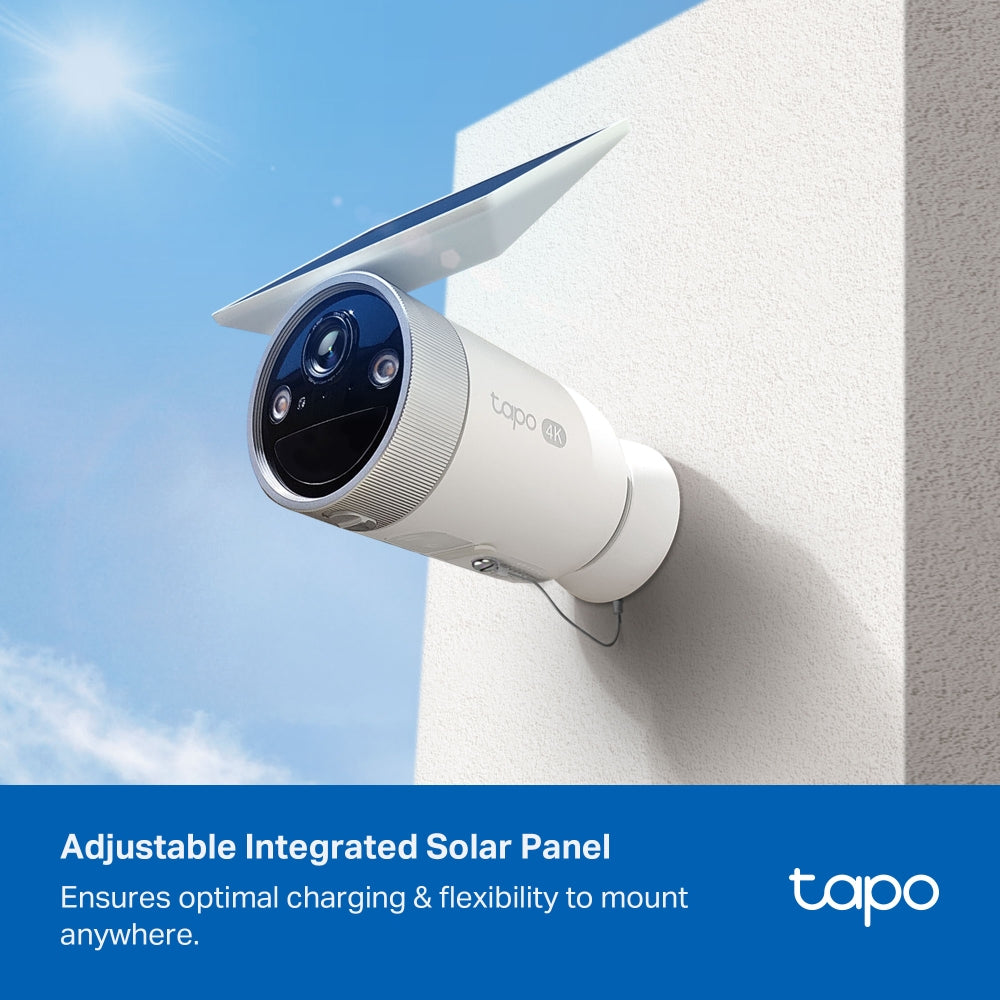 Tapo C465 Solar-Powered 4K Security Camera with Enhanced AI