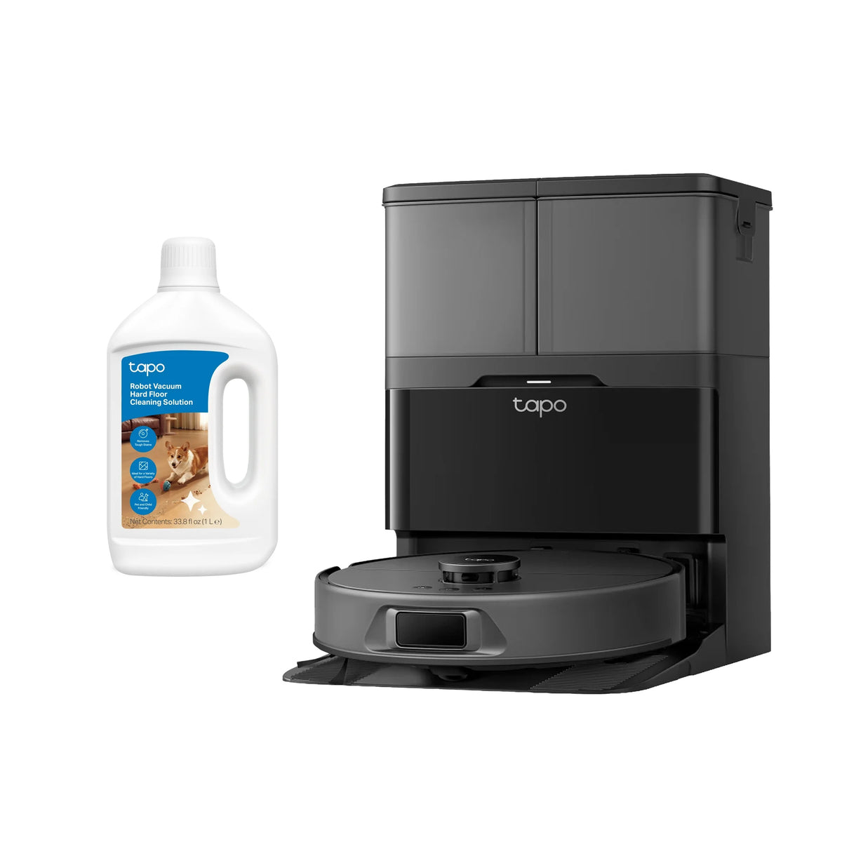 Tapo RV50 Omni + RVA460 Hard Floor Cleaning Solution Bundle