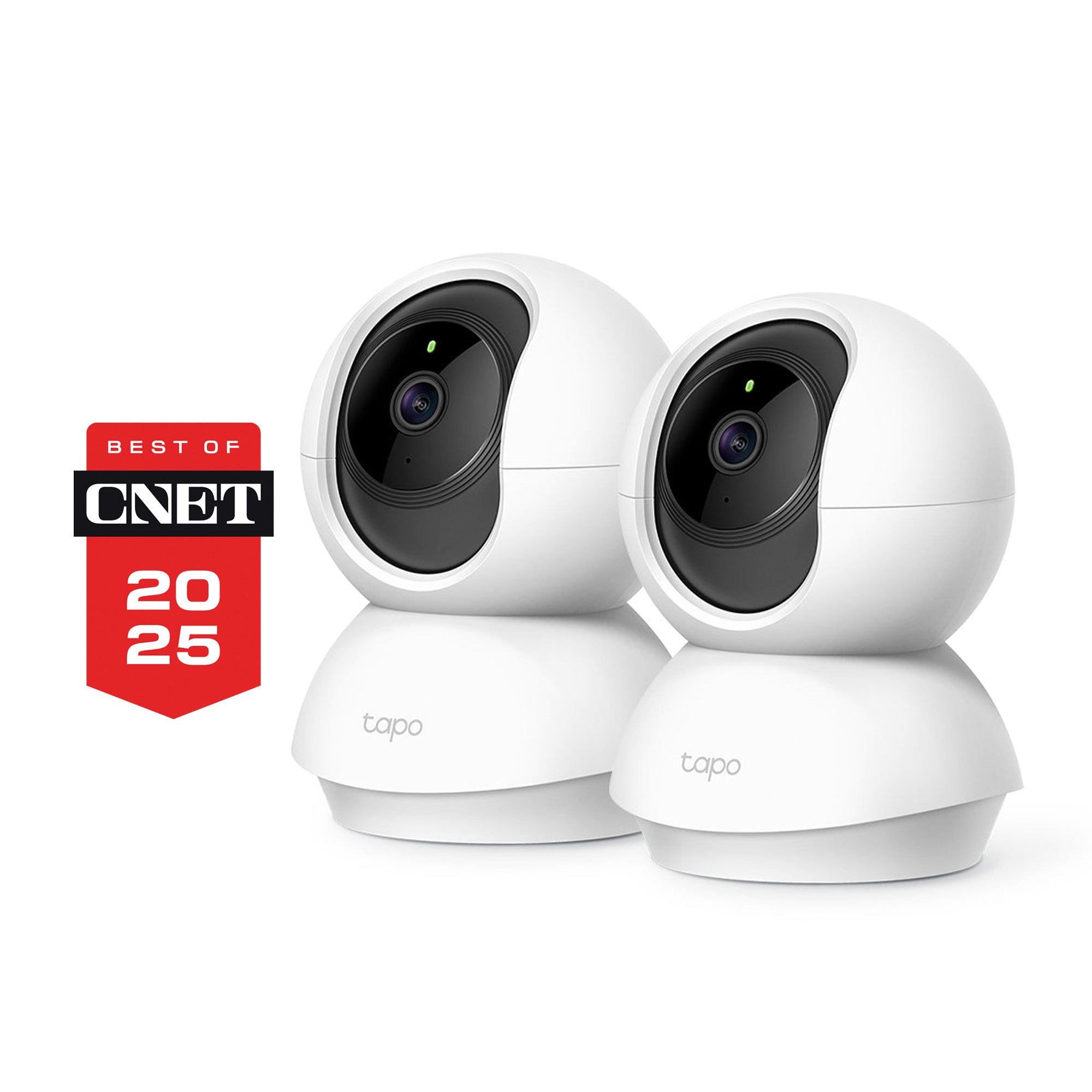 Tapo C210 Indoor 2K Pan/Tilt/Zoom Security Camera Twin, Advanced Night Vision
