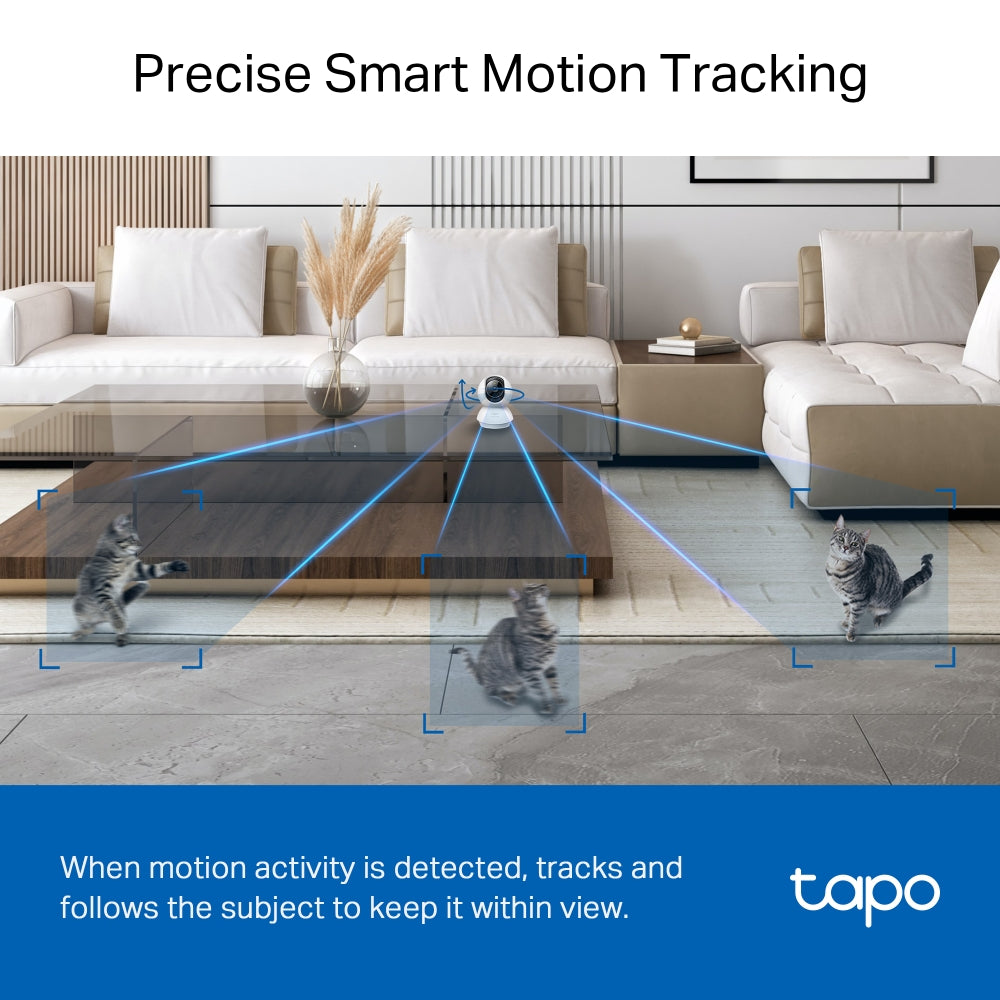Tapo C230 Indoor 3K Wi-Fi Security Camera with Pan/Tilt/Zoom