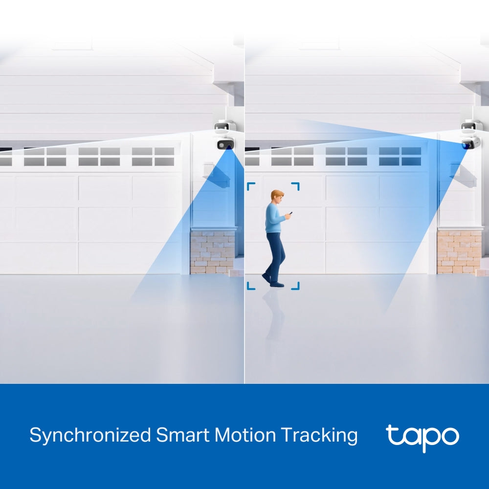 Tapo C246D Indoor/Outdoor Dual Lens Security Camera with Pan-Tilt-Zoom