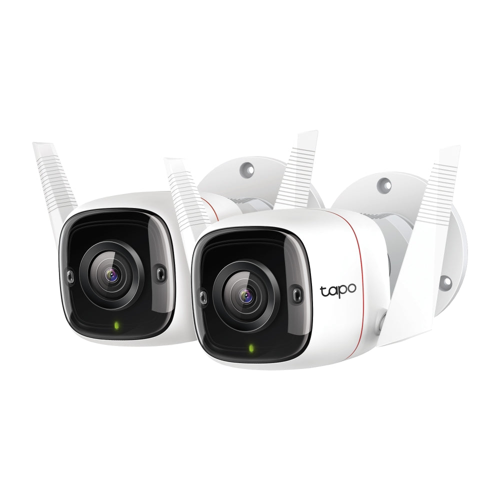 Tapo C310P2 Wired/Wireless 2K Outdoor Pan/Tilt/Zoom Security Camera