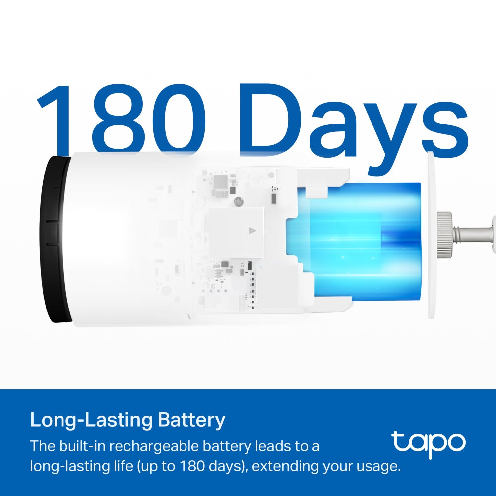 Tapo TC82 Indoor/Outdoor 2K Wireless Battery Security Camera