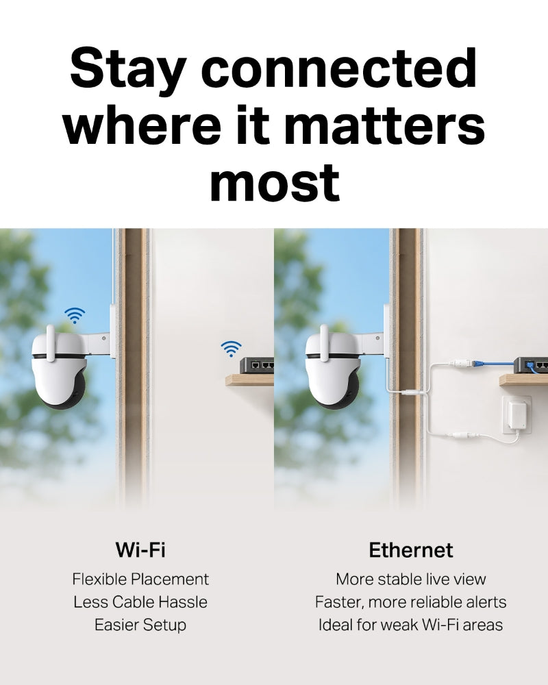 Tapo C550WS Outdoor Pan/Tilt Security Wi-Fi Camera