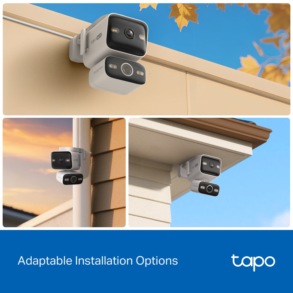 Tapo C575D 4K Outdoor Dual Lens Pan/Tilt Security Camera