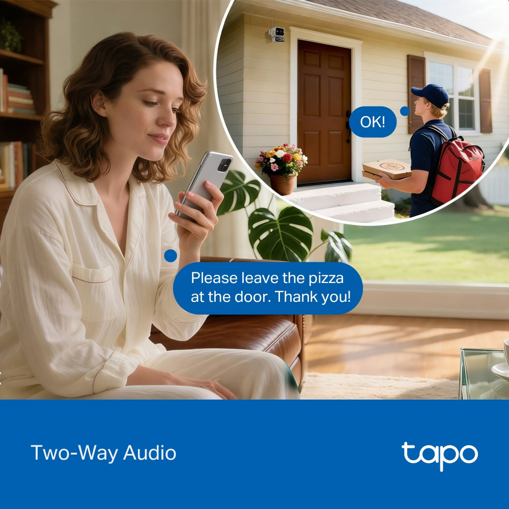 Tapo C575D 4K Outdoor Dual Lens Pan/Tilt Security Camera