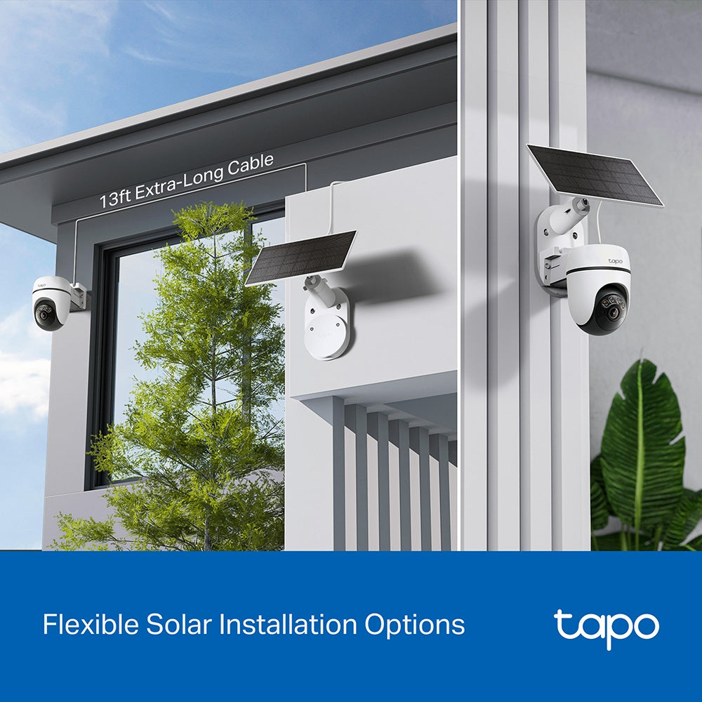Tapo TC90 KIT Solar-Powered Security Camera with Pan-Tilt-Zoom