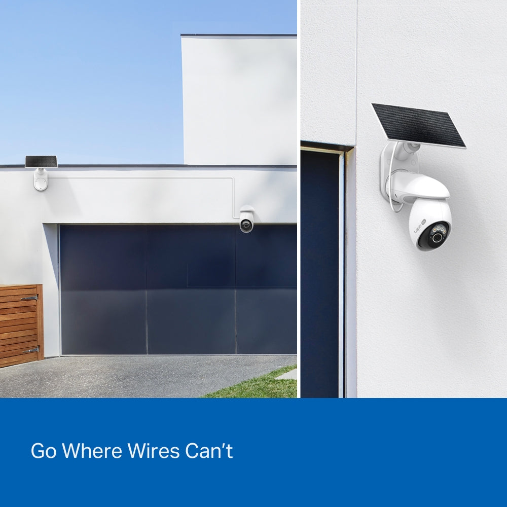 Tapo C660 KIT, Solar-Powered Pan-Tilt-Zoom 4K Security Camera