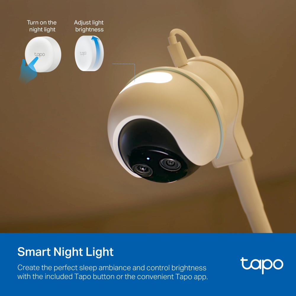 Dual-Lens Smart Baby Camera, Tapo C840
