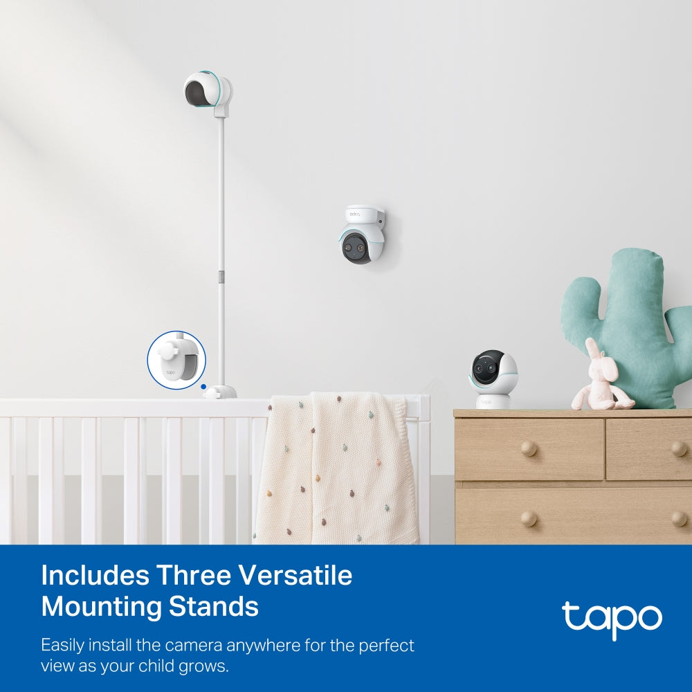 Dual-Lens Smart Baby Camera, Tapo C840