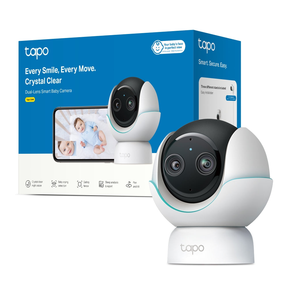 Dual-Lens Smart Baby Camera, Tapo C840