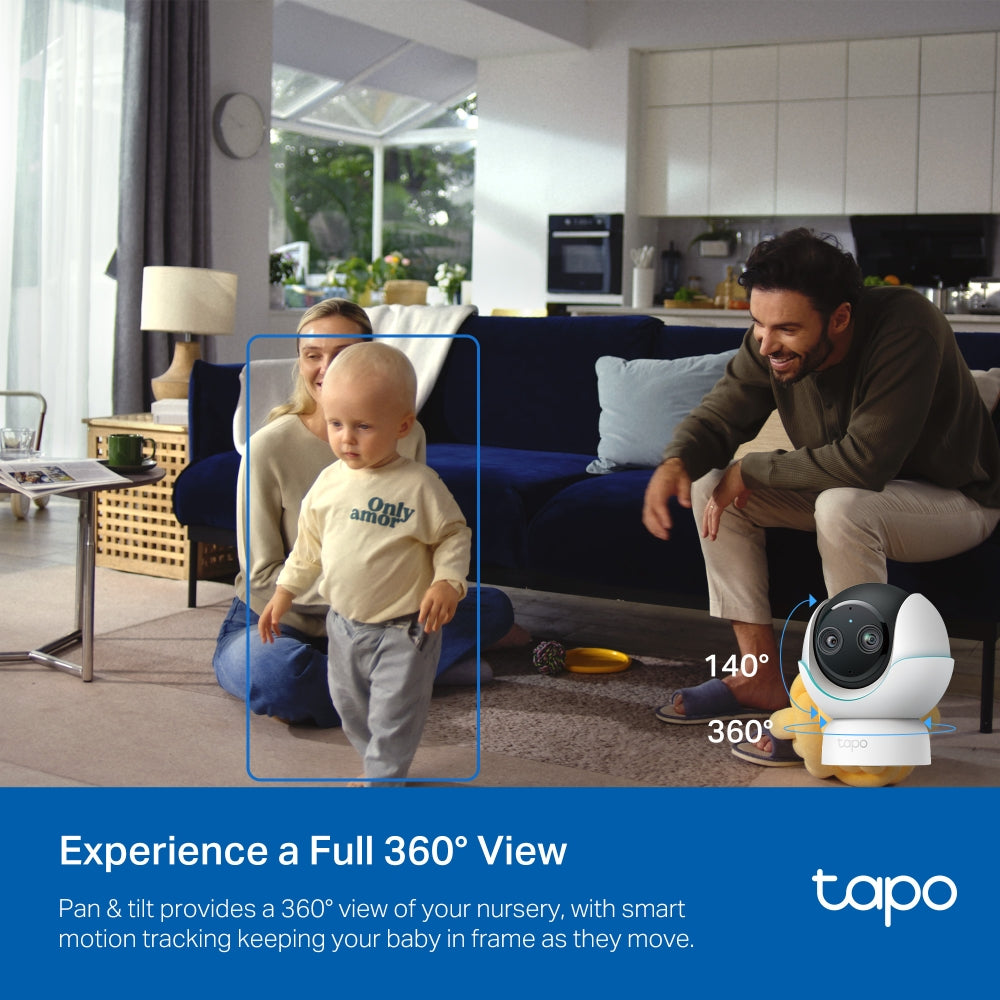 Dual-Lens Smart Baby Camera, Tapo C840