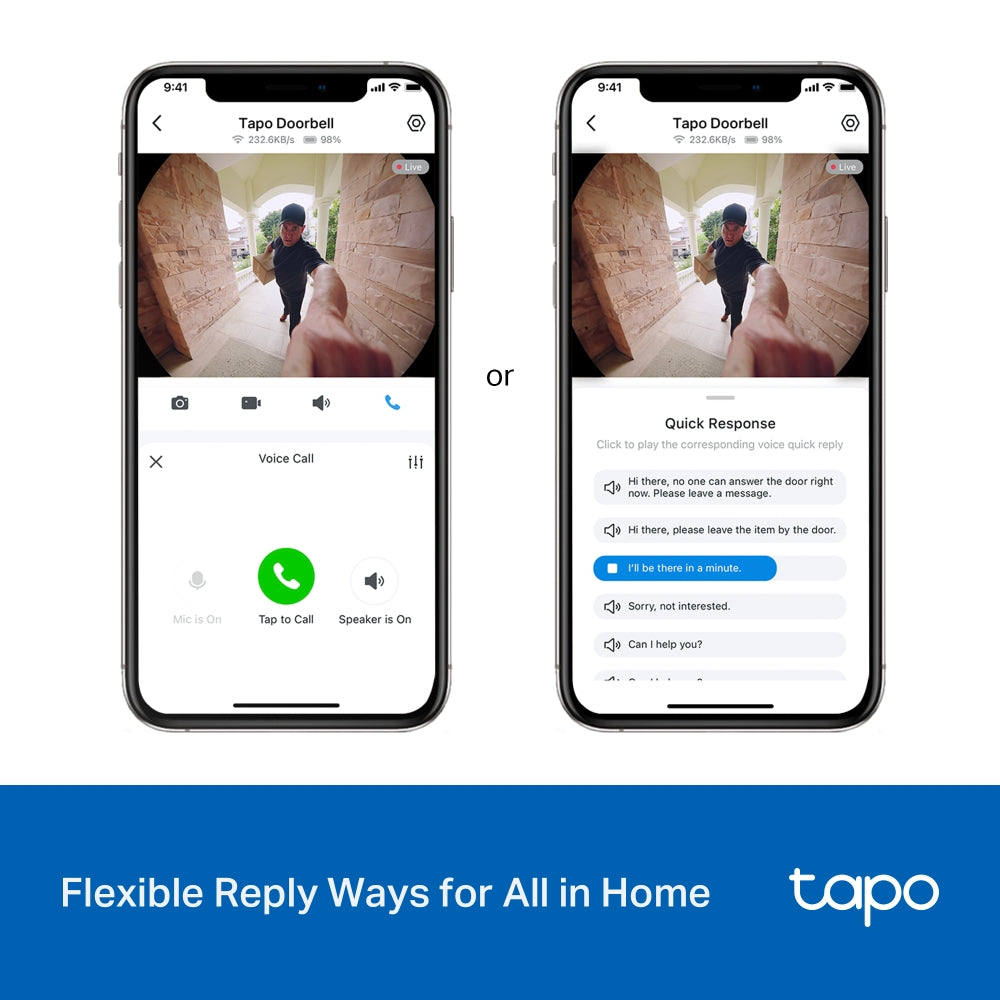 Tapo D235L Tapo Video Doorbell Camera