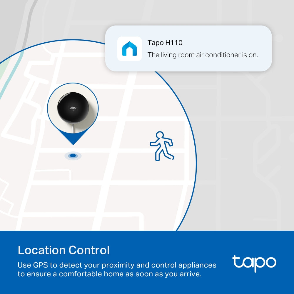 Smart IR Remote Hub with Matter – Control TVs, Air Conditioners, Fans & Lights, Tapo H110