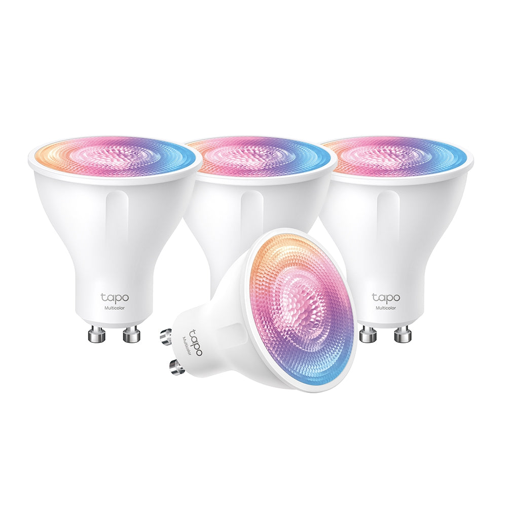 Tapo L630 Smart Gu10 Spotlight Bulb, Multicolour, 4-pack