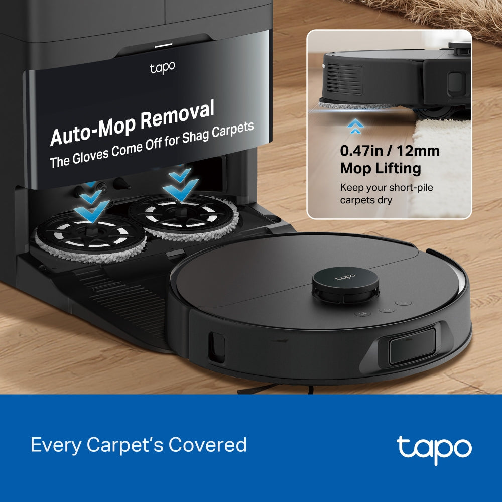 Tapo RV50 Omni Robot Vacuum Cleaner & Mop+ All-in-One Omni Dock