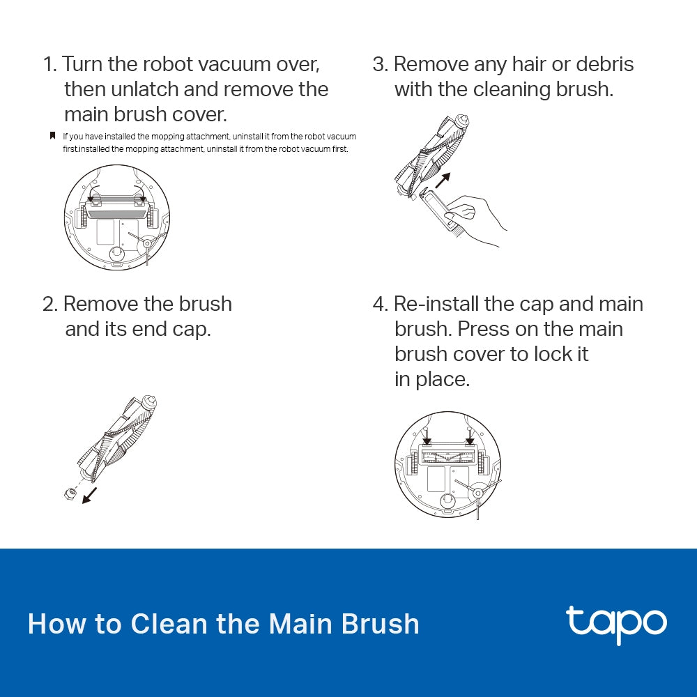 Robot Vacuum Replacement Kit Set, Tapo RVA105