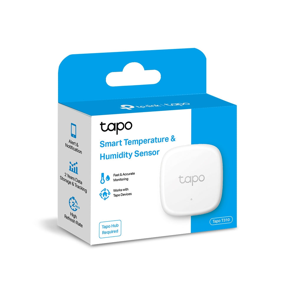 Tapo T310 Smart Temperature & Humidity Monitor, Twin pack