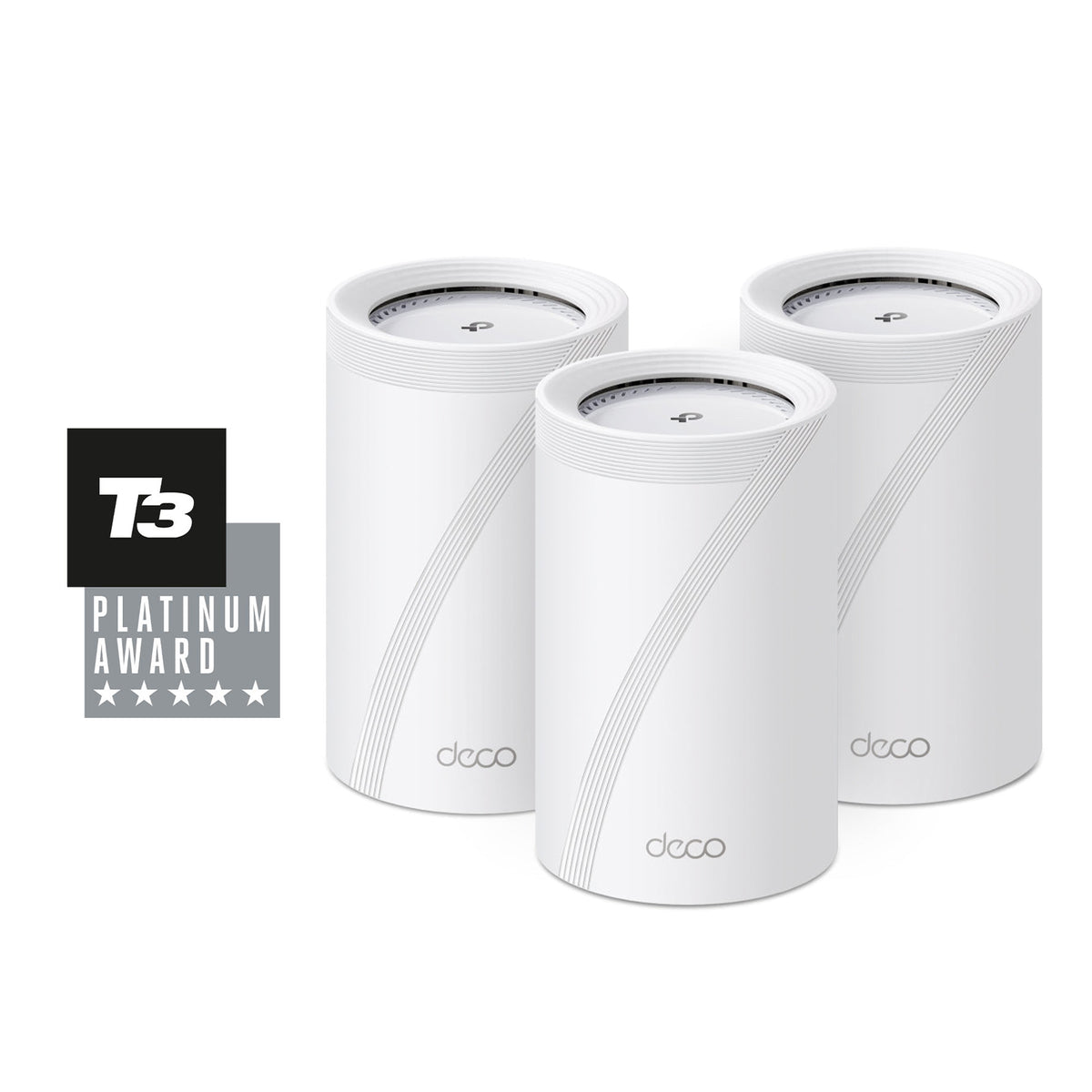 Deco BE68, BE14000 Tri-Band Whole Home Mesh Wi-Fi 7 System, 3 packs